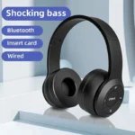 Audífonos Bluetooth P47 Estéreo Plegables